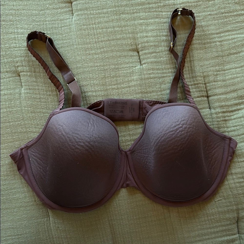 ThirdLove Women's Deep Purple 24/7® Classic
T-Shirt Bra 38D